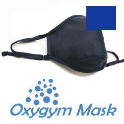 OXYGYM die Fitnessmaske 1 Maske (L/XL) BLAU