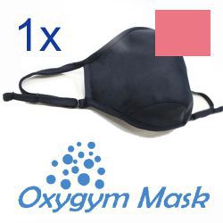 OXYGYM die Fitnessmaske 1 Maske (L/XL) CORAL